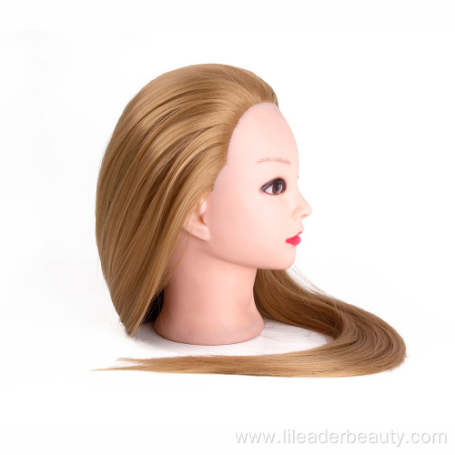 Salon Hairdressing Synthetic Hair Training Mannequin Head